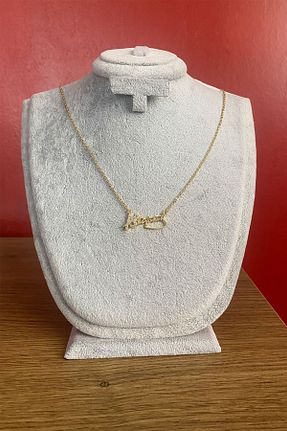 گردنبند جواهر طلائی زنانه برنجی Nes Store - کد 814611055