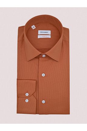 پیراهن نارنجی مردانه اسلیم فیت Picuardo - کد 857757766