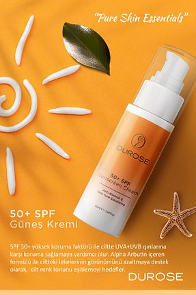 کرم ضد آفتاب صورت SPF 50 + DUROSE - کد 855746802
