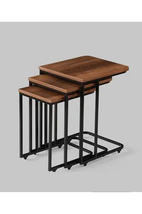 میز عسلی مشکی فلزی Trend Mobilya - کد 857781340