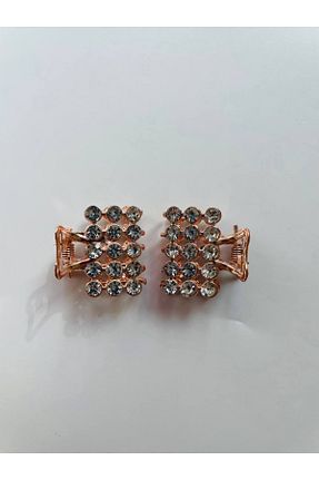 گیره سر صورتی زنانه سنگ کریستال GALATA GIFT - کد 746304705
