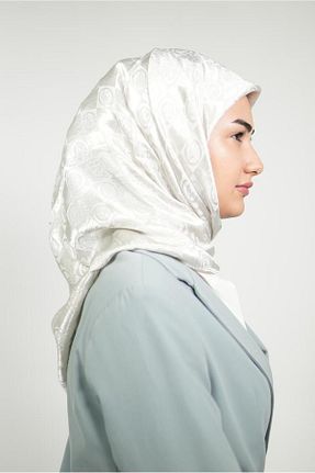 روسری طوسی پلی استر LOSYANA - کد 857810220