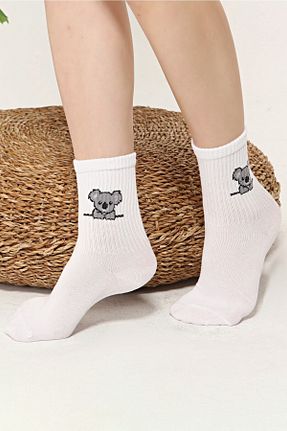 جوراب سفید زنانه پنبه پلی استر Socks Tunnel - کد 129163812