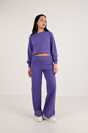 ست گرمکن بنفش زنانه پنبه ای Koza Butik - کد 660001996