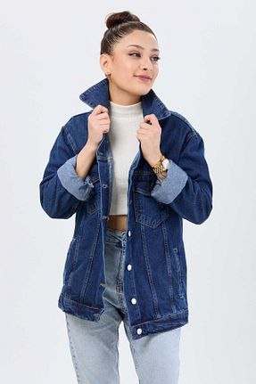 کت حجاب آبی زنانه رگولار TOFİSA - کد 795171390
