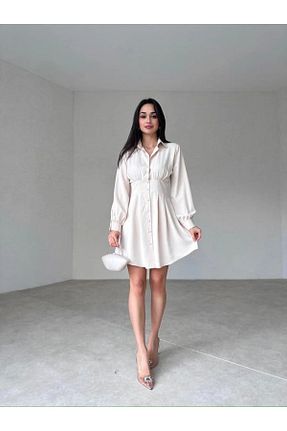 لباس بژ زنانه بافتنی Genel Markalar - کد 857848734