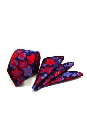 کراوات قرمز مردانه میکروفیبر VENCHY - کد 238573199