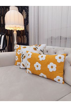 کوسن و روکش کوسن زرد کتان REN Tekstil - کد 834099605