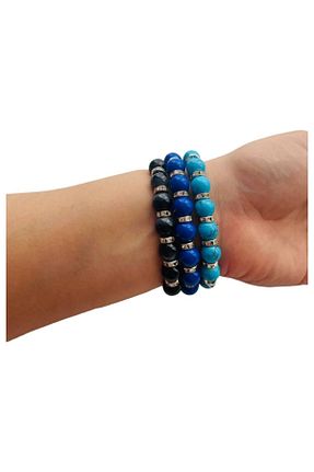 دستبند جواهر آبی زنانه منجق GALATA GIFT - کد 856190020