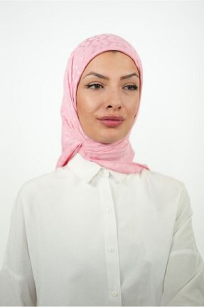 روسری صورتی پلی استر LOSYANA - کد 857810047