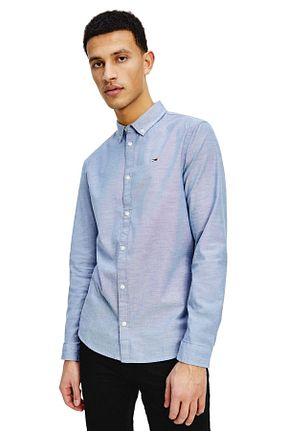 پیراهن آبی مردانه رگولار Tommy Jeans - کد 268307326