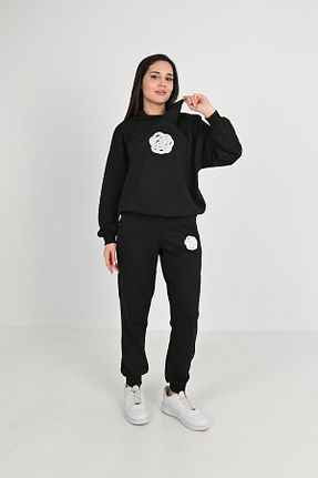 ست گرمکن مشکی زنانه پنبه ای Koza Butik - کد 800542600