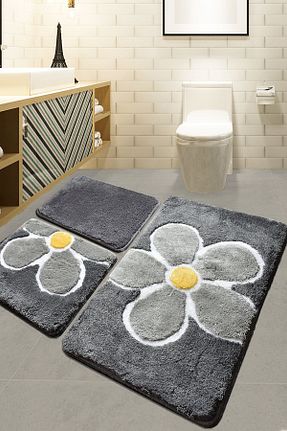 پادری حمام طوسی اکریلیک Chilai Home - کد 34200815