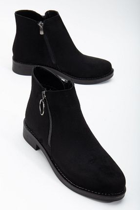 بوت / نیم بوت مشکی زنانه چرم مصنوعی Tonny Black - کد 857639189