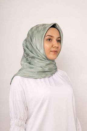 روسری سبز پلی استر Azrina - کد 851732977