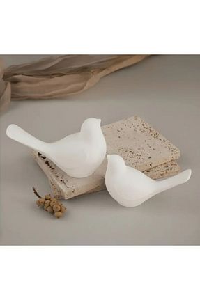 اجسام تزئینی و بیبلو سفید Alçı Minima Art Studio - کد 666246447