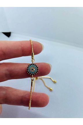 دستبند استیل (فولاد) طلائی زنانه استیل (فولاد) GALATA GIFT - کد 647983409