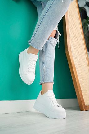 کفش پیاده روی سفید زنانه پارچه ای Fashion feet - کد 661693251