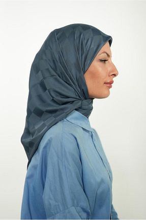 روسری طوسی پلی استر LOSYANA - کد 857810129