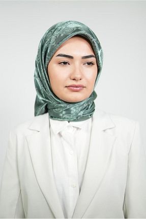 روسری سبز پلی استر LOSYANA - کد 857810185