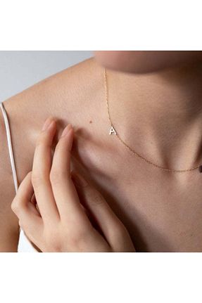 گردنبند نقره طلائی زنانه 925 عیار eddiajewellery - کد 116965747