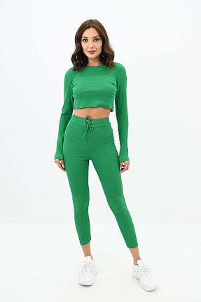 ست گرمکن سبز زنانه رگولار Koza Butik - کد 830205219