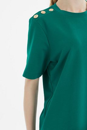 ست بالاتنه و پائین تنه سبز زنانه بافتنی Kiwe - کد 857830809