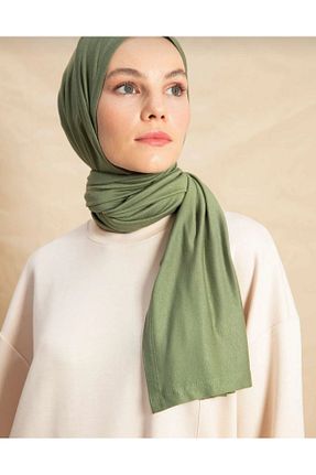 شال خاکی زنانه ویسکون Elif Butik - کد 857845317