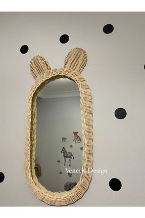 آینه بژ چوب Veneris Design - کد 266894175