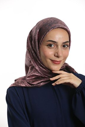 شال صورتی زنانه پلی استر Kevser - کد 844563461
