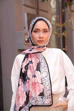 شال رنگی زنانه ابریشم BAHARİLTAS - کد 852317266