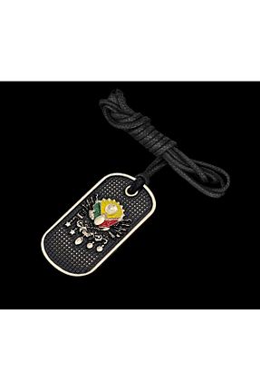 گردنبند جواهر مردانه برنجی Apptakı - کد 64473880