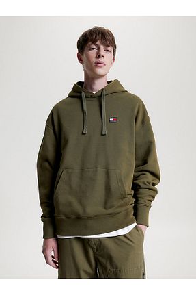 سوئیشرت سبز مردانه ساده Tommy Jeans - کد 776823621