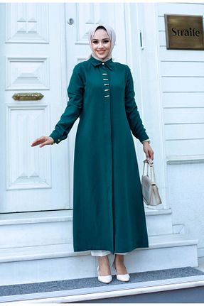 تونیک حجاب سبز زنانه بافتنی ALNİSS COLLECTİON - کد 831408806