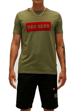 تیشرت خاکی مردانه رگولار Bad Bear - کد 828832858