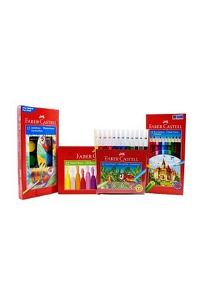 مداد رنگی خشک رنگی Faber Castell - کد 46295420