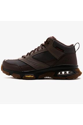 کفش اسنیکر قهوه ای مردانه بند دار Skechers - کد 858874805