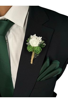 سنجاق یقه سبز پنبه ای HARES - کد 857520054