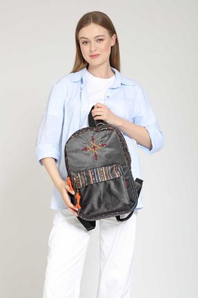 کوله پشتی طوسی زنانه سایز متوسط Street Bag - کد 825409318
