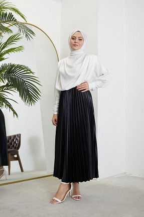 دامن حجاب مشکی زنانه رگولار Genel Markalar - کد 711665963