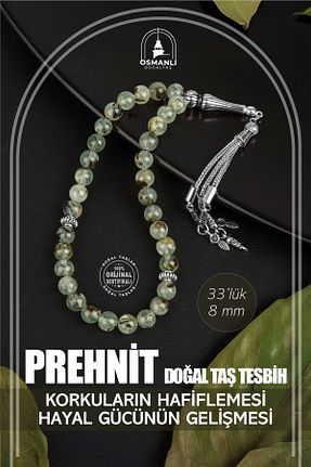تسبیح سبز سنگ طبیعی OSMANLI DOĞAL TAŞ - کد 665726151