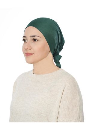 کلاه شنای حجاب سبز زنانه meva asel - کد 834653448