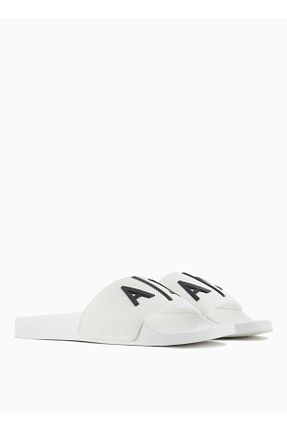 دمپائی سفید مردانه پاشنه تخت Armani Exchange - کد 857572142