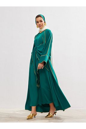 کلاه و ابایا سبز زنانه بافتنی AL SHEIKHA - کد 857555514
