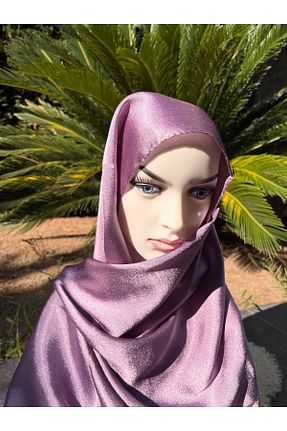 شال بنفش زنانه پلی استر ahhu - کد 846408739