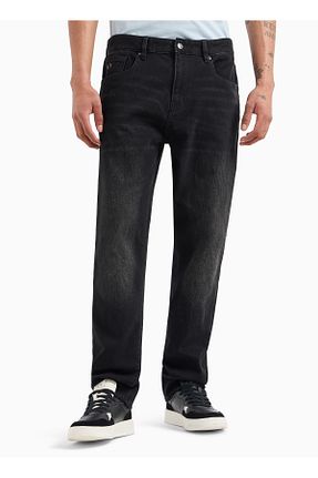 شلوار جین مشکی مردانه پاچه لوله تفنگی Armani Exchange - کد 857563496