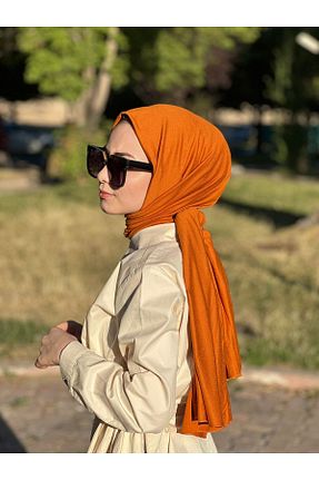 شال قهوه ای زنانه ویسکون Özmin - کد 766272448