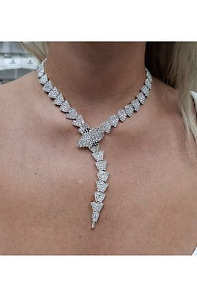 گردنبند جواهر زنانه برنجی METİN BARIŞ - کد 857563140