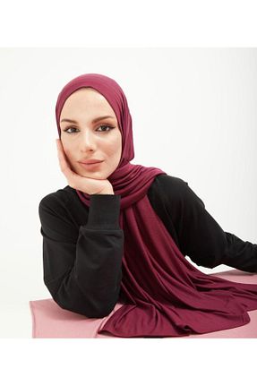 شال زرشکی زنانه ویسکون alcanavm - کد 757463833
