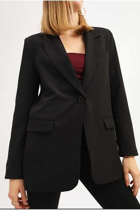 کت مشکی زنانه رگولار DERİNBOUTIQUE - کد 857562100